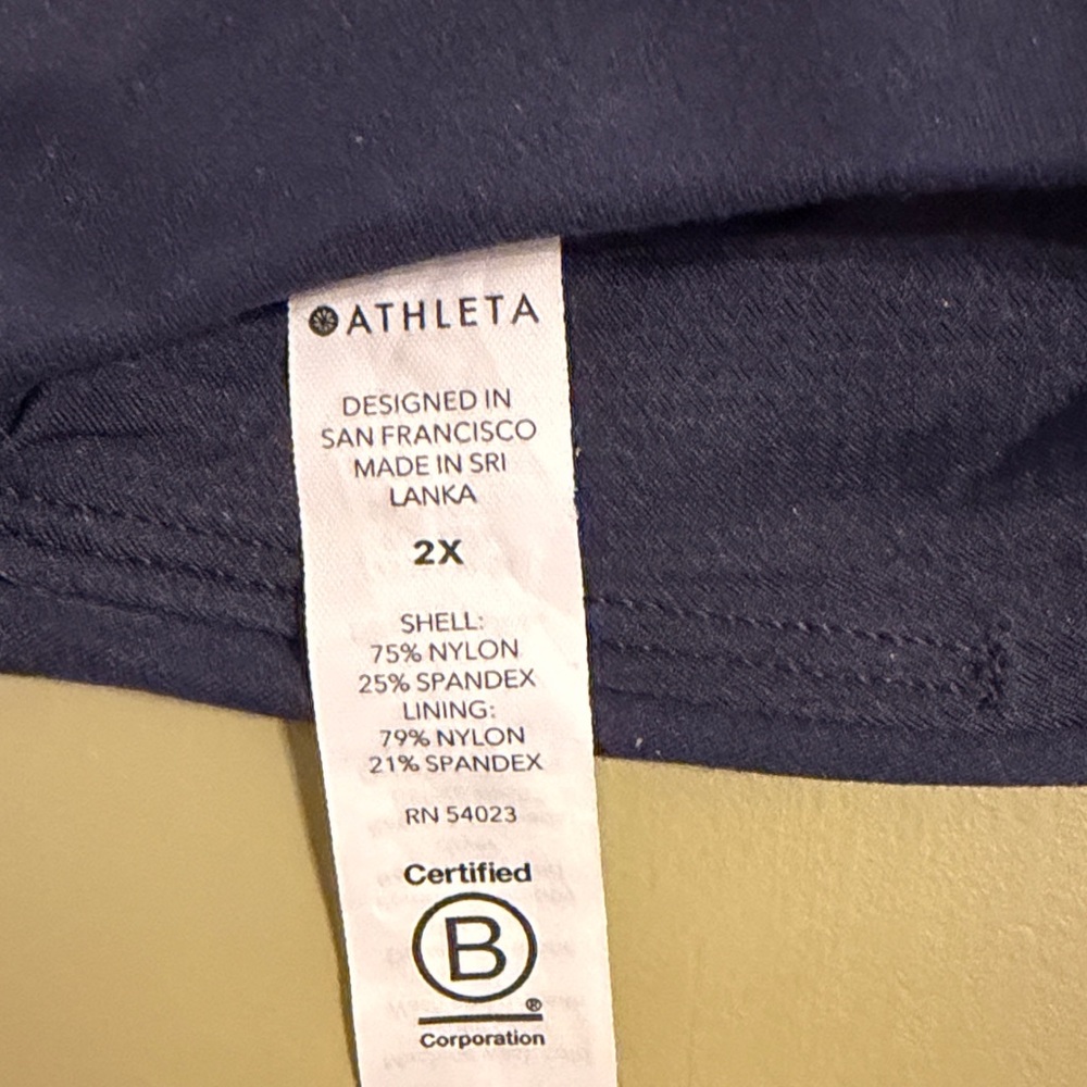 Athleta Navy Blue Sports Bra - Picture 4 of 4